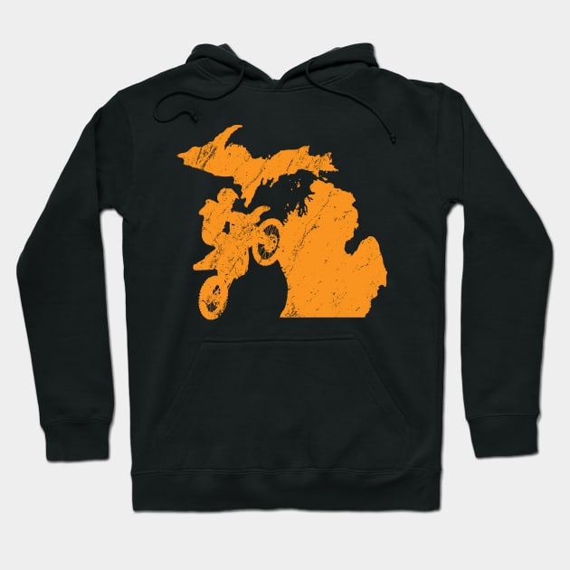 Michigan Supercross Redline Wheelie Co Hoodie by GuiltlessGoods